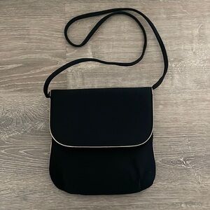 Black Purse with Gold Trim
